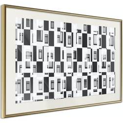 Arkiio Affisch Abstract Windows [Poster] 45x30 Poster